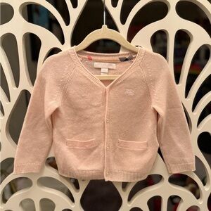 Burberry Light Pink Kids Cardigan